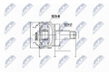 NTY NPZ-BM-007 Gelenksatz, Antriebswelle für BMW