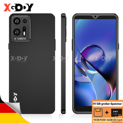 XGODY 16GB+64GB TF Android 4G Smartphone Neu 2024 Handy Ohne Vertrag Dual SIM HD