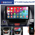 10" Carplay 4+64G Für Toyota Aygo Citroen C1 Peugeot 107 Android13 Autoradio GPS