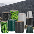 PVC Sichtschutz 35m 65m 70m Streifen Doppelstabmatten Zaun Windschutz Zaunfolie