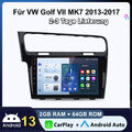 2+64G Android 13 Apple Carplay Autoradio GPS NAVI WIFI DSP Für VW Golf 7 VII MK7