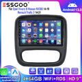 4+64G CARPLAY Android13 Autoradio GPS NAV Für Opel Renault Trafic 3 Nissan NV300