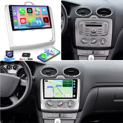 DAB+ 9 Für Ford Focus MK2 MK II 2004-2011 Autoradio Navi CarPlay Android 13 +Kam