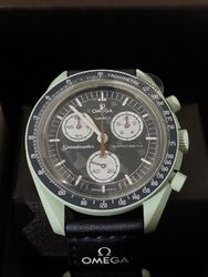 Swatch X Omega moonswatch Mission to Earth Speedmaster NUOVO Omega terra