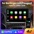 10.1" 64GB Autoradio Für Peugeot Partner Citroen Berlingo 2 B9 Carplay Android12