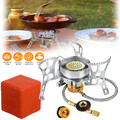 Outdoor Gas Campingkocher Winddicht Gaskocher Camping Gaskocher mit Piezozündung