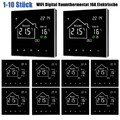 WiFi Thermostat Digital LCD WLAN TouchDisplay Raumthermostat Fußbodenheizung 16A
