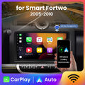 Android 13 Carplay Autoradio GPS Navi WiFi Für Benz Smart Fortwo 451 2005-2010