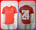 ADIDAS ⚽ FC Bayern München ⚽ Fan T-Shirt Deutscher Meister 2014 S rot Logo ⚽