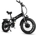 20 Zoll E-Fahrrad Elektrofahrrad 1500W E-Mountainbike 7-Gänge E-Bike Moped