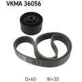 Keilrippenriemensatz SKF VKMA 36056 für Renault Wind Twingo II Clio III