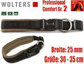 Wolters Halsband Professional Comfort 2 Hundehalsband gepolstert schwarz-braun