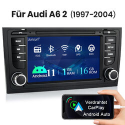 8-Kern DAB+ 16GB Android 13 Autoradio GPS Audi A6 S6 RS6 Allroad CarPlay Canbus