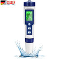 Digital Wasser Qualität Tester Stift 5 IN 1 Ec Ph Salzgehalt Temp Meter / Finder