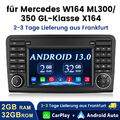 Android 13 Autoradio Für Mercedes ML/GL Klasse W164 X164 CarPlay Navi 2+32GB SWC