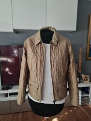 Barbour Damen Stepp Jacke Leichte Jackett Beige Gr M 40 Zustand ToP 