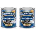 Hammerite Metall-Schutzlack glänzend schwarz Sparpaket 2 x 750ml