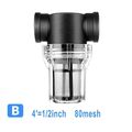 1 Zoll Vorfilter Gartenpumpe Wasserpumpen Filter Schmutzfilter Hauswasserwerk