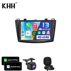 Für Mazda 3 Mazda3 2010-2013 Autoradio GPS Navi WIFI BT 4G+64G Android 13 SWC BT