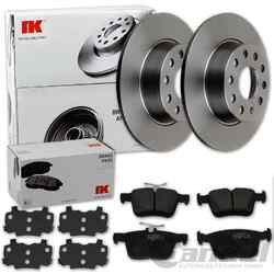 NK BREMSSCHEIBEN + BELÄGE HINTEN passend für VW GOLF 7 TOURAN 5T A3 LEON KAROQHA 272x10mm // NUR für PR-Nr.=1KE, 1KK, 1KR, 1KZ