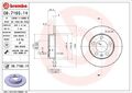 2X BREMBO BREMSSCHEIBE hinten für 08.7165.11