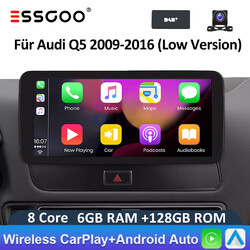 10.25" Android 13 Autoradio für Audi Q5 2009-2016 CarPlay 8-Kern 6+128G GPS DAB+
