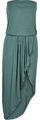 Urban Classics Damen Kleid Ladies Viscose Bandeau Dress Paleleaf