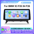 12.3'' Android 14 Autoradio 8Core GPS für BMW X3 F25 F26 NBT 8+128GB CarPlay USB