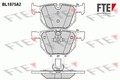 FTE Bremsbelagsatz Scheibenbremse 9010459 für BMW 5er E60 Touring E61 6er E64