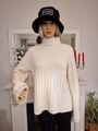 Opus Strick Pullover  Locker Look  Stehkragen Gr. 36 S M Alpaka-Polyamid mix TOP