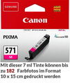 Canon CLI 571 Original Tinte Patronen Druckerpatronen für PIXMA MG5750 TS5050