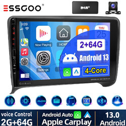 Für Audi TT MK2 8J 2006-14 DAB+ Android 13 2+64G Carplay GPS WIFI KAM Autoradio