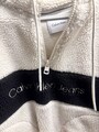 Calvin Klein Pullover Gr. S Teddy Herren Creme Weiß NP 150,00€