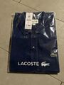 Lacoste Slim-Fit Poloshirt Herren Gr. 2 XS Blau Hemd Kurzarm Shirt Neu