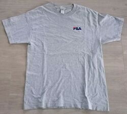 Schönes Herren Fila T-Shirt Tee Gr. L sehr guter Zustand grau 50 52 Klassiker