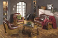 Klassische Garnitur 3+2+1 Sitzer Sofagarnitur Couch Sofa 100% Leder Sofa Polster