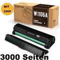 XXXL Toner für HP 106A W1106A Mit Chip Laser MFP 135wg 137fwg 135a 135ag 107w a