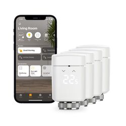 Eve Thermo Smart Radiator Heizkörperthermostat 4er Pack (Matter Fähig)