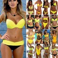 Frauen Sexy Beachwear Badeanzug Monokini Gepolsterte Urlaub Sommer Bademodeく