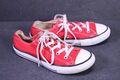 Converse All Star Classic OX Sneaker Chucks Gr. 35 rot weiß Canvas CH2-300