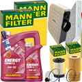 MANN INSPEKTIONSPAKET+6L MANNOL NRG 5W-30 ÖL passend für AUDI Q7 4M TOUAREG TDI