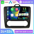 Android 13 Radio Autoradio Navi Wifi Carplay BT GPS Für Ford Focus MK2 2004-2011