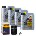 Motoröl 0W30 LIQUI MOLY Top Tec 6100 4L+HENGST Ölfilter+Ölablassschraube