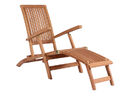 Deckchair Yacht Teak Sonnenliege Gartenliege Relaxliege Liegestuhl Gartenmöbel