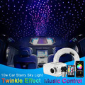 500 Auto Lichtfaser LED RGBW Sternenhimmel Glasfaser Optik Licht Twinkle Musik