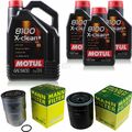 MOTUL 8 L 5W-30 MOTOR-ÖL+MANN-FILTER für Toyota Land Cruiser LJ12_ KZJ12_ TRJ12_