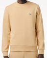 Lacoste Herren Fleece Sweatshirt mit Rundhalsausschnitt in Beige.     C48