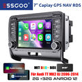 7" Android 12 2+32G Carplay Autoradio GPS NAV RDS Wifi DAB+ Für Audi TT 06-2014