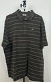 Herren Lacoste Kurzarm Polo Shirt Gr. 8 3XL Dunkel Braun Baby Blau 03042403