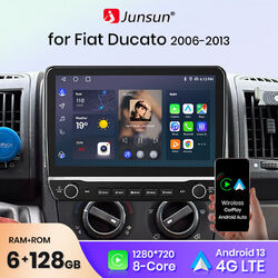 10.1" Carplay Android 13 Autoradio Für Fiat Ducato Jumper GPS Navi WIFI 6+128GB